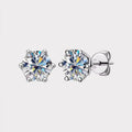 Moissanite Stud Earrings